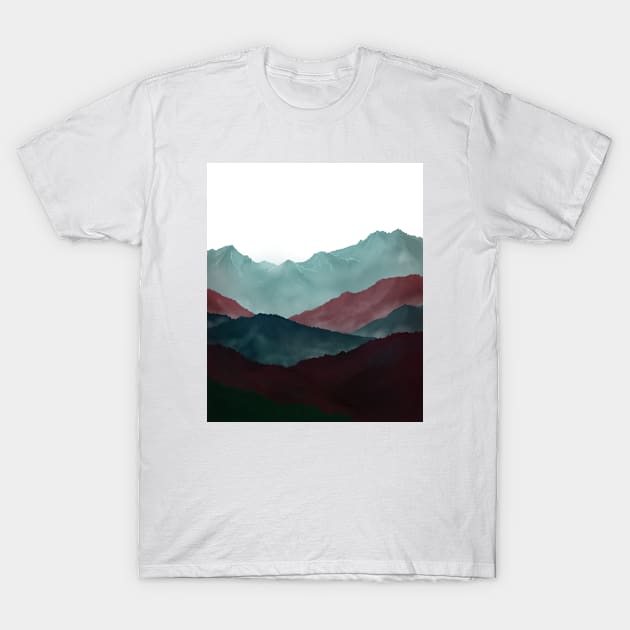 Mountain landscape apr version T-Shirt by consequat